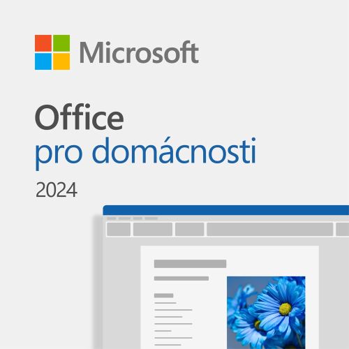Elektronická licence: Microsoft Office pro studenty a domácnosti 2024 Czech Medialess - ES