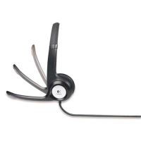 Logitech Stereo H390, sluchátka s mikrofonem, ovládání hlasitosti, černá, USB (4)
