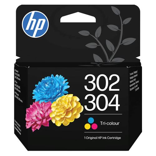HP originální ink B7RT6AE, HP 302/304, CMY, 150str.