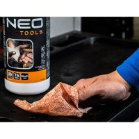 Abrazivní ubrousky z 10-408, mytí rukou, čistění povrchů a nářadí, 75 ks, 20x21, NEO TOOLS (2)