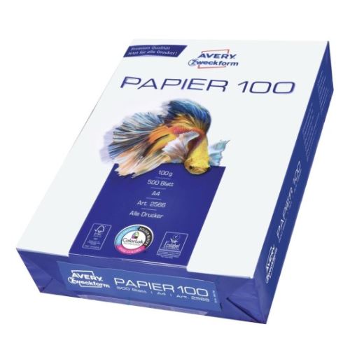 AVERY ZWECKFORM Univerzální papír pro tisk, pro inkjet, 100g, 500 listů, A4, matný a bílý