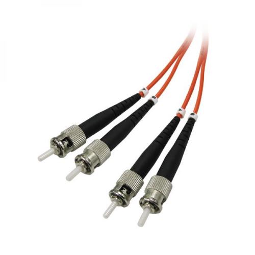 Optický Patch Cord Multi mod (62,5/125), 2xST - 2xST, 1m, economy, DOPRODEJ