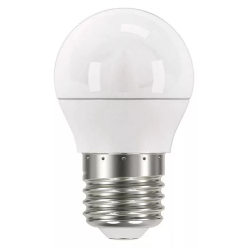 LED žárovka EMOS Lighting E27, 220-240V, 5W, 470lm, 4000k, neutrální bilá, 30000h, Mini Gl