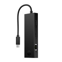 USB-C víceportový rozbočovač 4-port, B8SU8UT, černý, délka kabelu 15cm, HP, 1 USB Type-CR, (1)