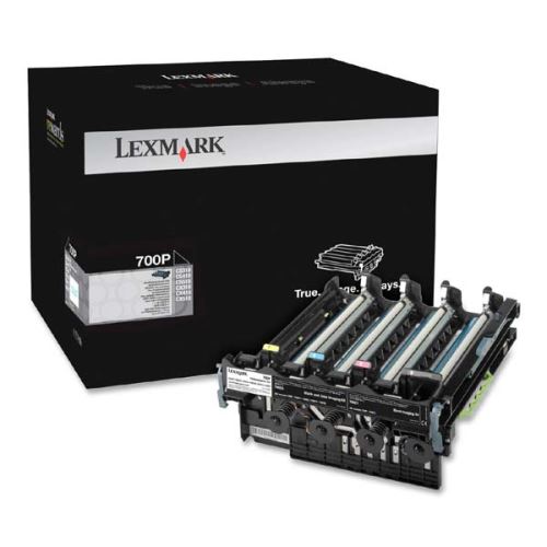 LEXMARK originální válec 70C0P00, 700P, black, 40000str.