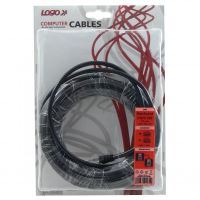 Síťový LAN kabel UTP crossover patchcord, Cat.5e, RJ45 samec - RJ45 samec, 10 m, nestíněný (3)