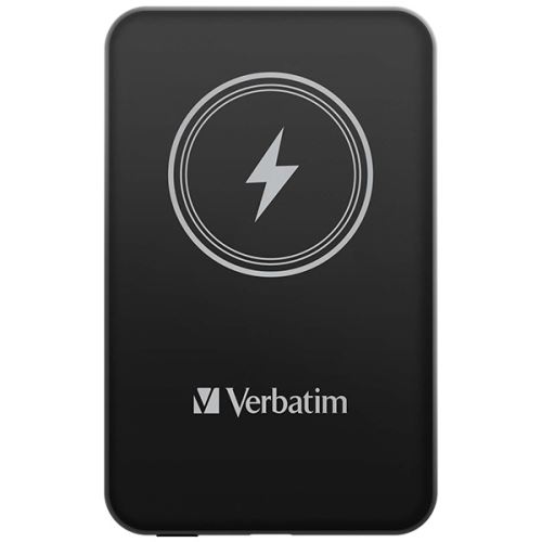 VERBATIM 32240 - 5 000mAh power banka s bezdrátovým nabíjením 5V nabíjení telefonu mag