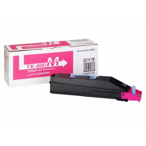 KYOCERA originální toner TK880M, 1T02KABNL0, magenta, 18000str.