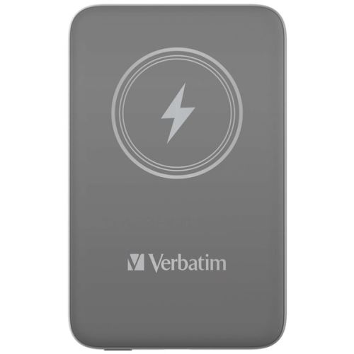 VERBATIM 32249 - 10 000mAh power banka s bezdrátovým nabíjením 5V nabíjení telefonu mag