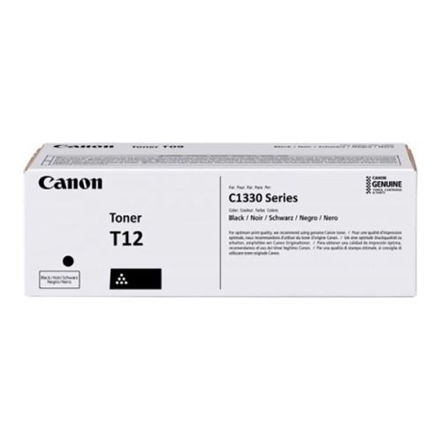 CANON originální toner T12 BK, 5098C006, black, 7400str.