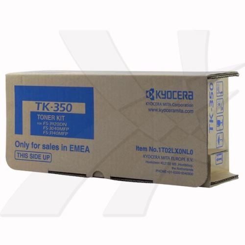 KYOCERA originální toner TK350, 1T02LX0NL0, 1T02LX0NLC, black, 15000str., obsahuje odpadní