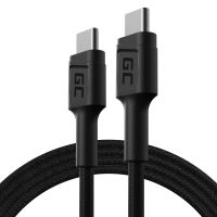 Green Cell kabel GC PowerStream USB-C - USB-C 120 cm, rychlé nabíjení (60W), 480 Mbps, Ult Green Cell kabel GC PowerStream USB-C - USB-C 120 cm, rychlé nabíjení (60W), 480 Mbps, Ult