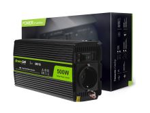 Green Cell ® měnič napětí 12V na 230V, 500W Full Sine Wave (1)