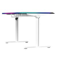 ULTRADESK Herní stůl QUEST, 140x70cm, 72-120cm, bílá-černá (14)