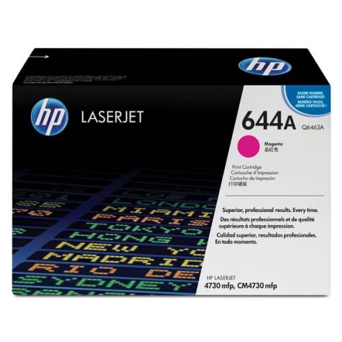 HP originální toner Q6463A, HP 644A, magenta, 12000str., DOPRODEJ