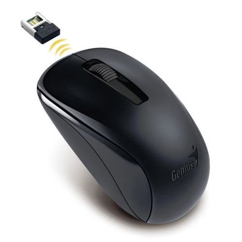Myš bezdrátová, Genius NX-7005, černá, optická, 1200DPI