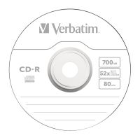 VERBATIM 43725 - CD-R Extra Protection 10-pack 700MB 52x 80min. 12cm bez možnosti po (2)