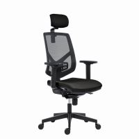 Powerton Kancelářské ergonomické křeslo Tina, Černé (1)