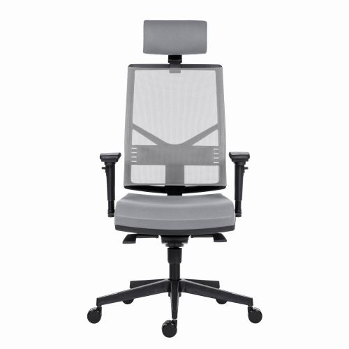 Powerton Kancelářské ergonomické křeslo Marie, Šedé