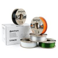 Spectrum 3D filament, Premium PCTG, 1,75mm, 5x250g, 80751, mix Arctic White, Traffic Black Spectrum 3D filament, Premium PCTG, 1,75mm, 5x250g, 80751, mix Arctic White, Traffic Black
