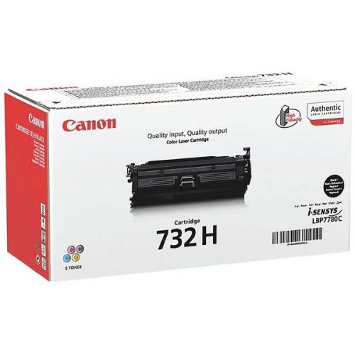 CANON originální toner 732 H BK, 6264B002, black, 12000str., high capacity