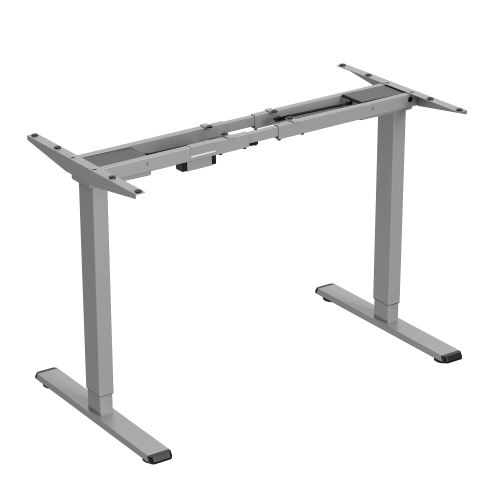 Rám stolu, elektricky nastavitelná výška, rozsah 500 mm, antikolizní systém, šedý, 100 kg