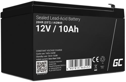 Green Cell AGM baterie 12V 10Ah