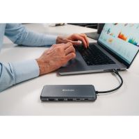 VERBATIM 32154 - USB (3.2) hub 14-port šedý délka kabelu 15cm 2x USB C 5x USB A 2x HD (7)