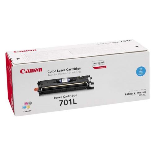 CANON originální toner EP 701 C, 9290A003, cyan, 2000str.