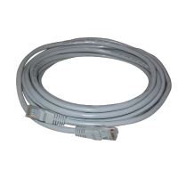 Síťový LAN kabel FTP patchcord, Cat.5e, RJ45 samec - RJ45 samec, 1.5 m, stíněný, šedý, eco (2)