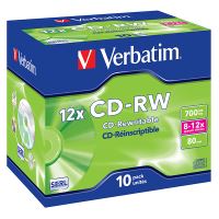 VERBATIM 43148 - CD-RW SERL Scratch Resistant 10-pack 700MB 12x 80min. 12cm bez možn VERBATIM 43148 - CD-RW SERL Scratch Resistant 10-pack 700MB 12x 80min. 12cm bez možn