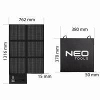 Přenosný solární panel, Neo Tools, 120 W, solární nabíječka, 90-141 (4)
