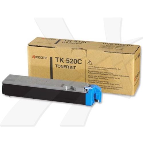 KYOCERA originální toner TK520C, 1T02HJAEU0, cyan, 4000str.