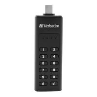 VERBATIM 49432 - 128GB USB flash disk USB 3.0 Keypad Secure černý USB C 256bitové har (3)