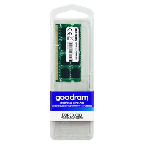 DRAM Goodram DDR3 SODIMM 2GB 1600MHz CL11 DR 1,5V