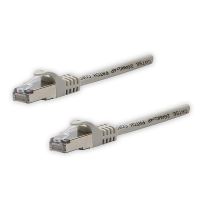 Síťový LAN kabel FTP patchcord, Cat.5e, RJ45 samec - RJ45 samec, 10 m, stíněný, šedý, čist Síťový LAN kabel FTP patchcord, Cat.5e, RJ45 samec - RJ45 samec, 10 m, stíněný, šedý, čist