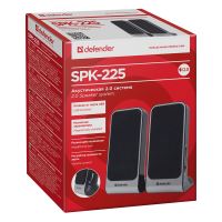 Defender reproduktory SPK-225, 2.0, 4W, šedé, regulace hlasitosti, magneticky stíněné pouz (3)