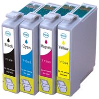 Alternativa Color X sada Epson T1295 C/M/Y/BK, 18ml černá, 15ml barvy Alternativa Color X sada Epson T1295 C/M/Y/BK, 18ml černá, 15ml barvy