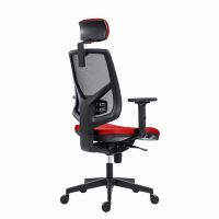 Powerton Kancelářské ergonomické křeslo Tina, Červené (3)