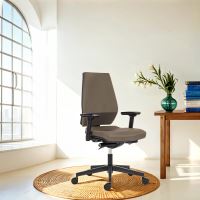 Powerton Kancelářské ergonomické křeslo Sima, Béžové (6)