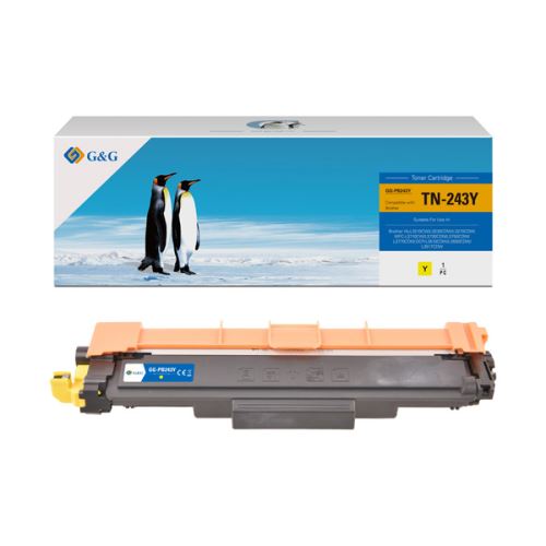 G&G kompatibilní toner s BROTHER TN243Y, NT-PB243Y, yellow, 1000str.