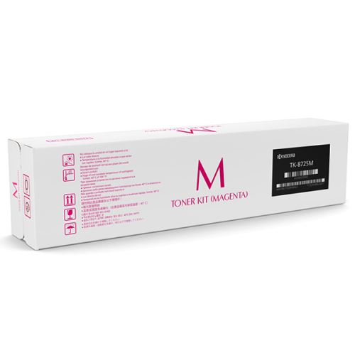 KYOCERA originální toner TK8725M, 1T02NHBNL0, magenta, 30000str.