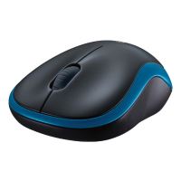 Myš bezdrátová, Logitech M185, modrá, optická, 1000DPI (2)