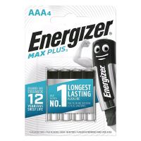 ENERGIZER Max Plus Jednorázová alkalická baterie AAA, 4-pack ENERGIZER Max Plus Jednorázová alkalická baterie AAA, 4-pack