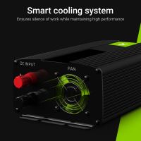 Green Cell ® měnič napětí 12V na 230V, 1000W/2000W Full Sine Wave (4)