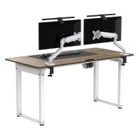 Pracovní stůl, elektricky nastavitelná výška, 160x75 cm, 72-118 cm, UPLIFT, s XXL podložko (4)