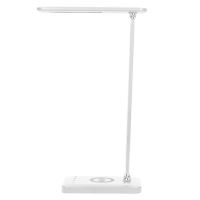 Virone kancelářská lampa Isiyo, hliník+ABS, bílá, 390lm, 3 druhy svícení, IP20 bezdrátová (3)