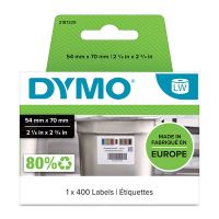 DYMO papírové štítky 70mm x 54mm, bílé, kontrolní potravinové, 1x400 ks, 2187329 (1)