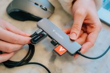 VERBATIM 32158 - USB-C víceportový rozbočovač Essentials 7-port šedý délka kabelu 18cm (2)